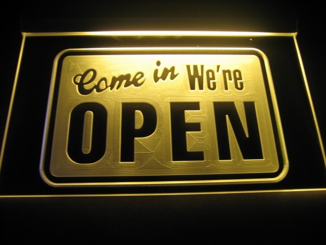 Come In Were Open LED Neon Sign
